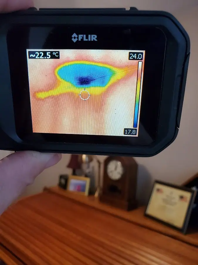Thermal imaging inspection for water damage in Costa Mesa
