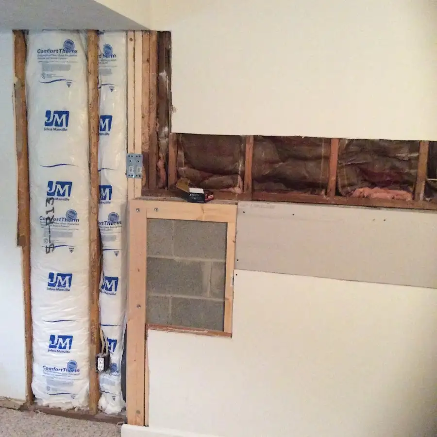 Wall insulation replacement during Structural Drying in Costa Mesa